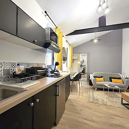 Sublime Cocon Pour Deux - 1 Lit Double - Hypercentre De - Proche Place Nationale Apartment Montauban